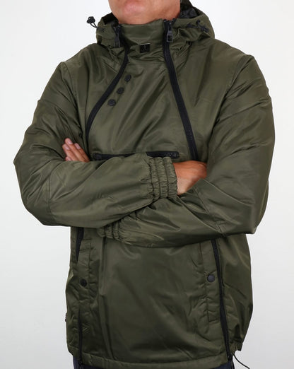 Luke Turvey Technische Jacke Khaki