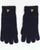 Lyle And Scott Racked Rib Gloves New Navy
