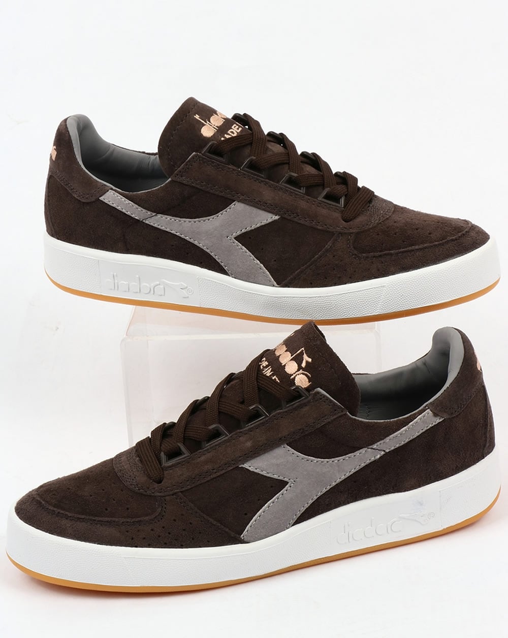 Diadora B Elite Italia Wildledertrainer Braun