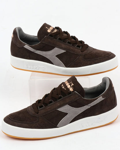 Diadora B Elite Italia Wildledertrainer Braun