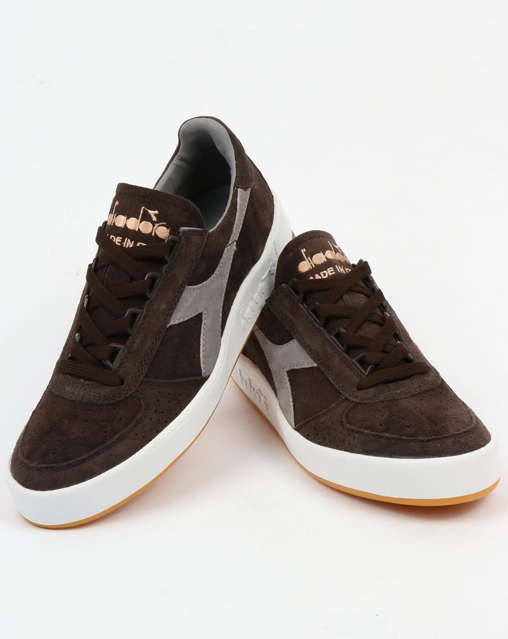 Diadora B Elite Italia Wildledertrainer Braun