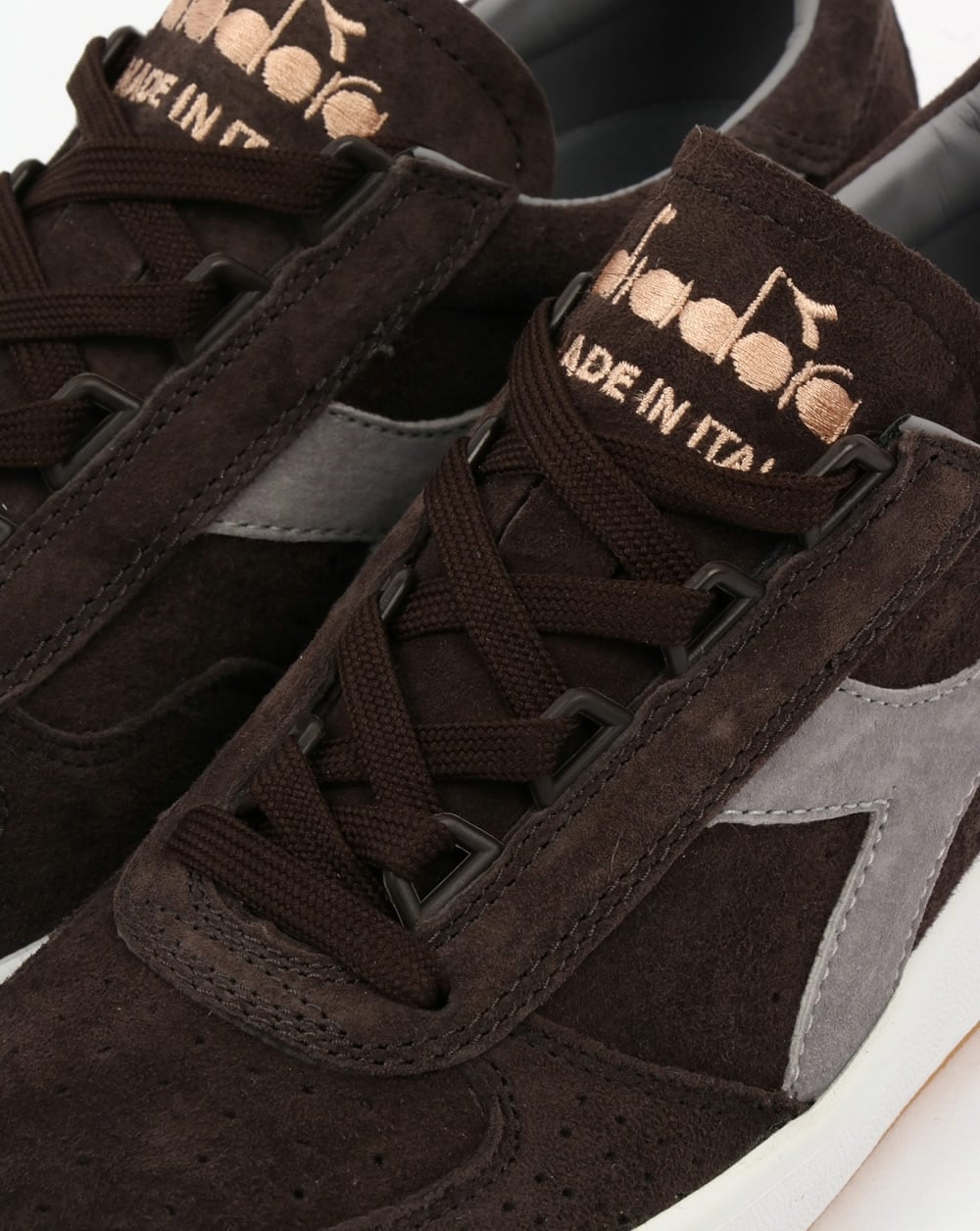 Diadora B Elite Italia Wildledertrainer Braun