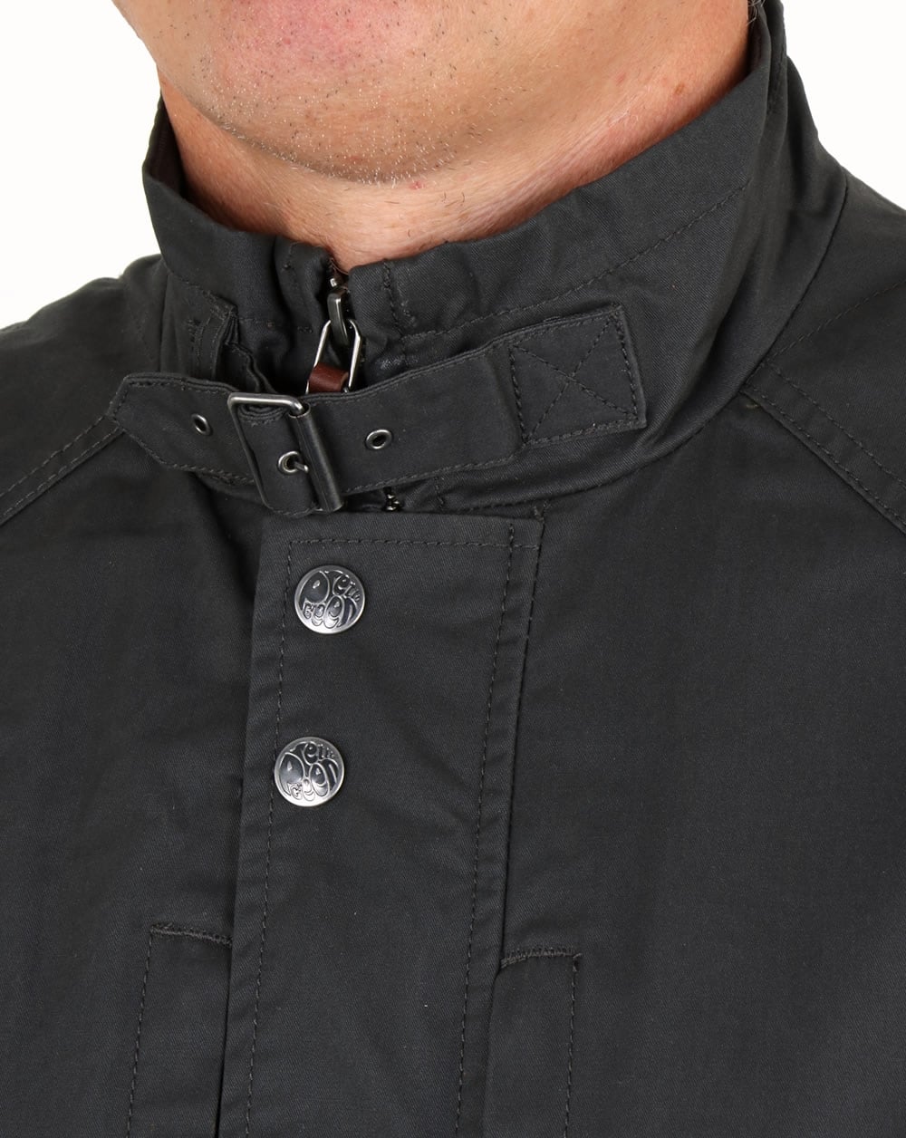 Pretty Green Garrat Wachsjacke Grün