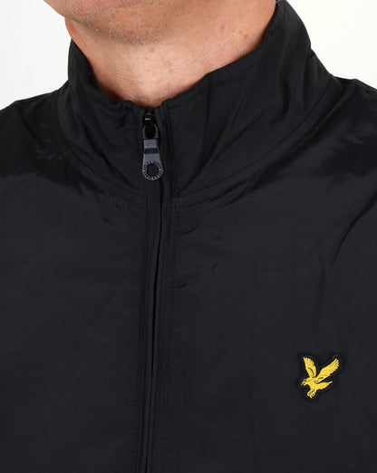 Lyle And Scott Jacke im Golfstil, echtes Schwarz
