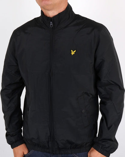 Lyle And Scott Jacke im Golfstil, echtes Schwarz