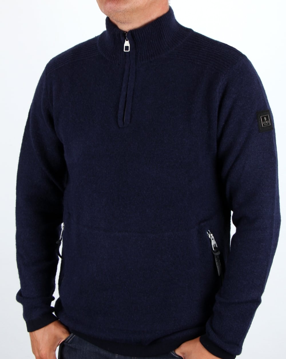 Luke Spout Overhead Funnel Neck Dark Navy