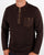 Gabicci Vintage Beuren Zip Neck Jumper Mocca