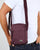 Lacoste Vertical Camera Bag Wine