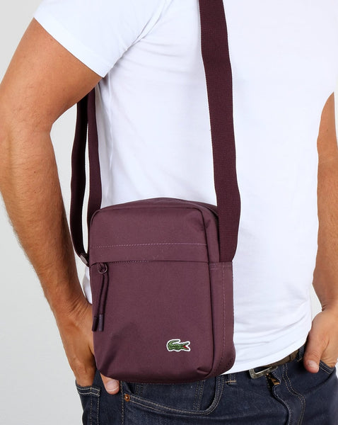 Lacoste Vertical Camera Bag Wine