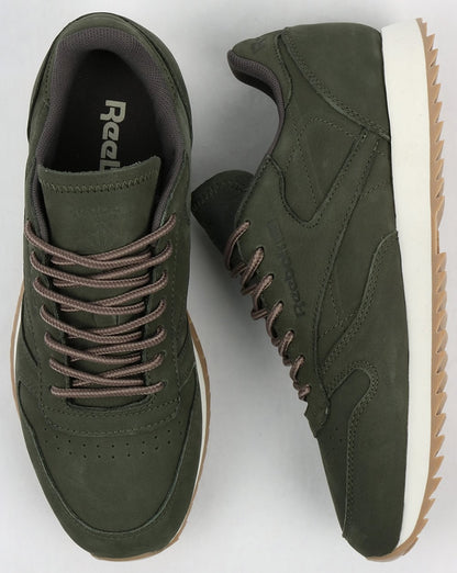 Reebok Classic Leather Ripple Sneakers Jägergrün/Grau