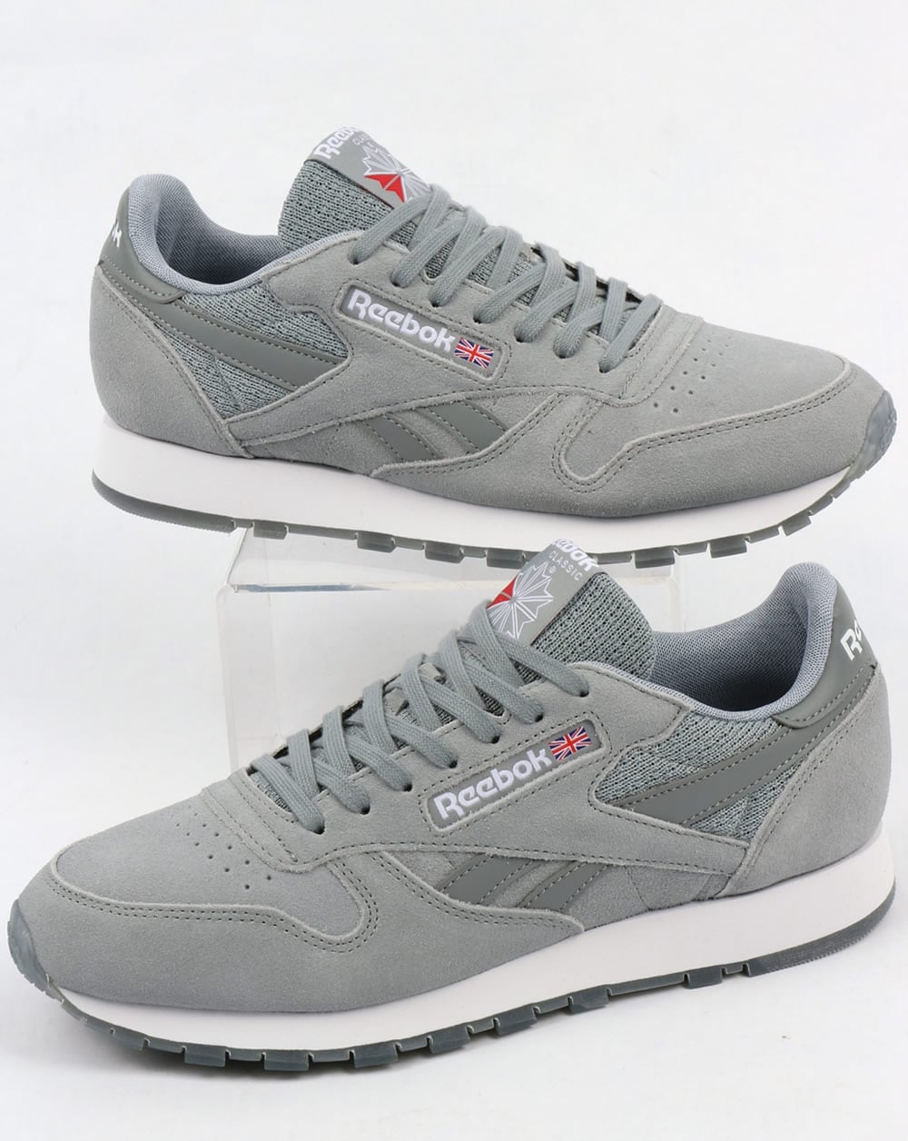 Reebok Classic Leather NM Sneaker Flintgrau/Weiß