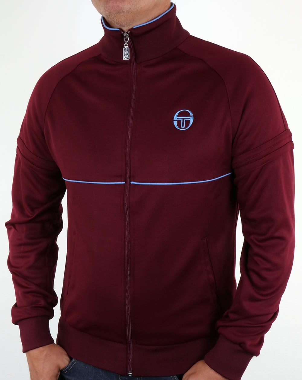 Sergio Tacchini Star Track Top Weinrot/Himmel