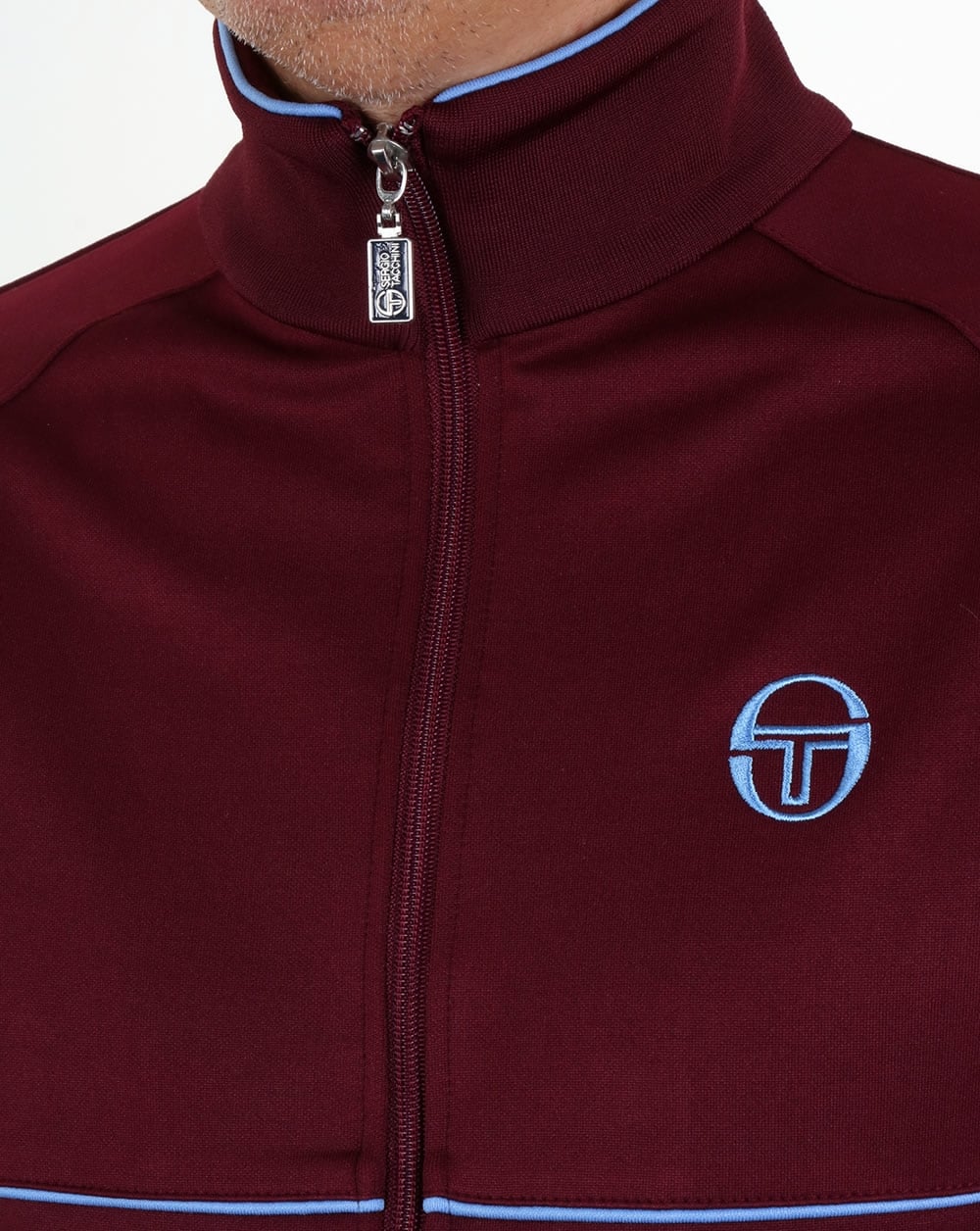 Sergio Tacchini Star Track Top Weinrot/Himmel