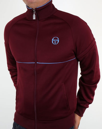 Sergio Tacchini Star Track Top Weinrot/Himmel