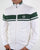 Sergio Tacchini Masters Track Top Ivory/Forest Green