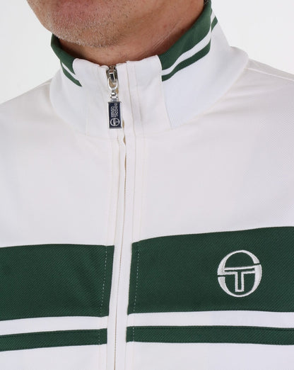 Sergio Tacchini Masters Trainingsjacke Elfenbein/Waldgrün