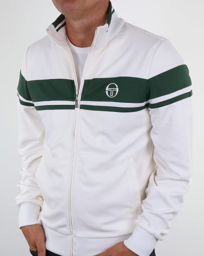 Sergio Tacchini Masters Trainingsjacke Elfenbein/Waldgrün