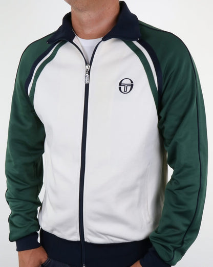 Sergio Tacchini Ghibli Track Top Elfenbein/Waldgrün
