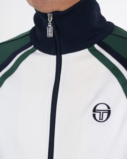 Sergio Tacchini Ghibli Track Top Elfenbein/Waldgrün