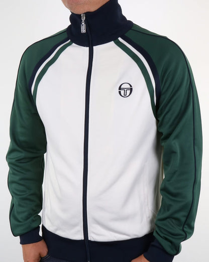 Sergio Tacchini Ghibli Track Top Elfenbein/Waldgrün