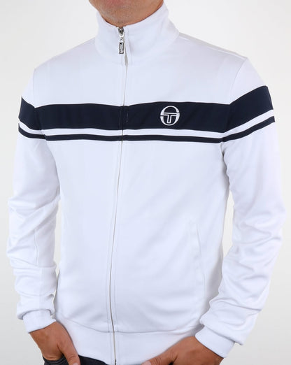 Sergio Tacchini Masters II Trainingsjacke Weiß/Marineblau
