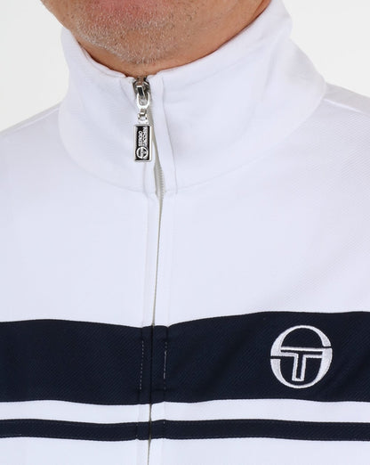 Sergio Tacchini Masters II Trainingsjacke Weiß/Marineblau
