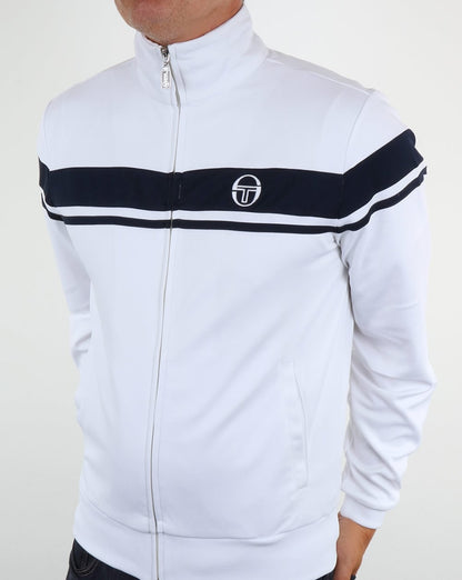 Sergio Tacchini Masters II Trainingsjacke Weiß/Marineblau