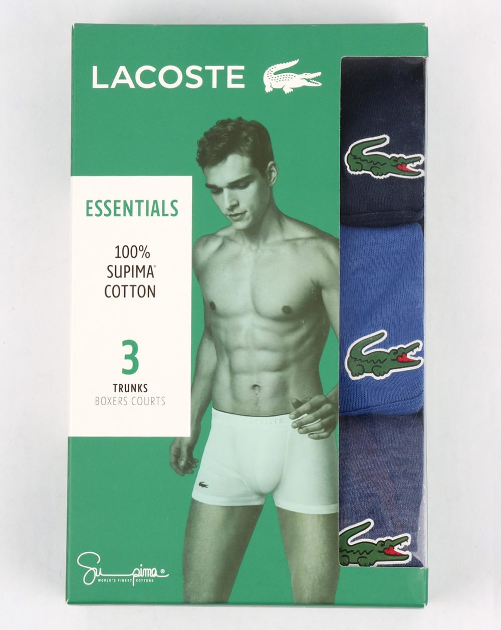 Lacoste Dreierpack Boxershorts Blau
