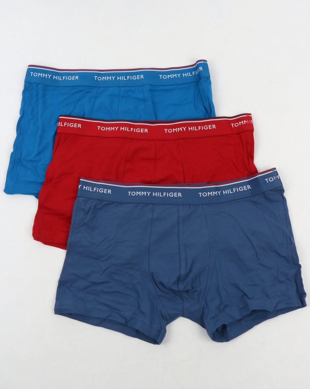 Tommy Hilfiger 3er-Pack Boxershorts Marineblau/Blau/Rot