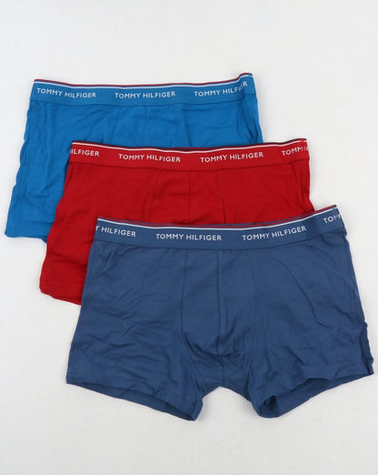 Tommy Hilfiger 3er-Pack Boxershorts Marineblau/Blau/Rot