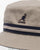Kangol Stripe Lahinch Bucket Hat Grey