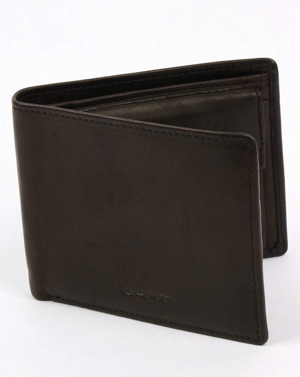 Gant Leder Geldbörse Schwarz Schlamm