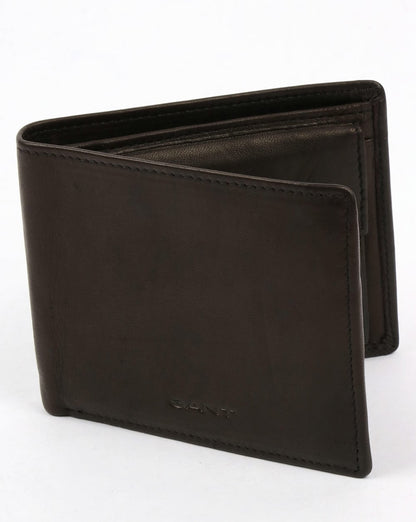 Gant Leder Geldbörse Schwarz Schlamm
