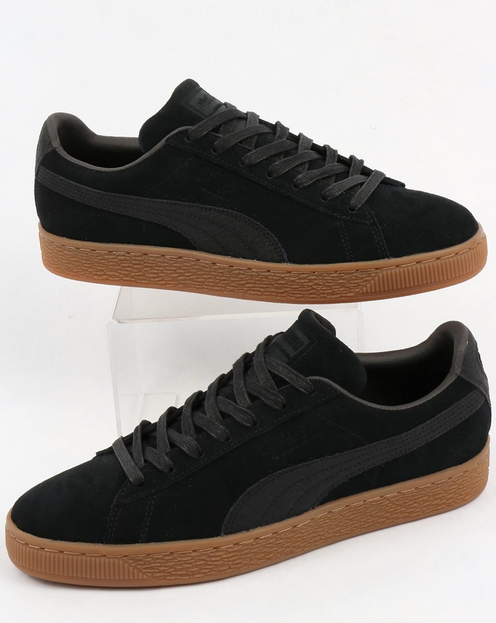 Puma Suede Classic Premium Sneaker Schwarz mit Gummisohle