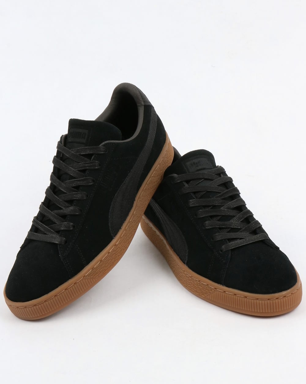Puma Suede Classic Premium Sneaker Schwarz mit Gummisohle