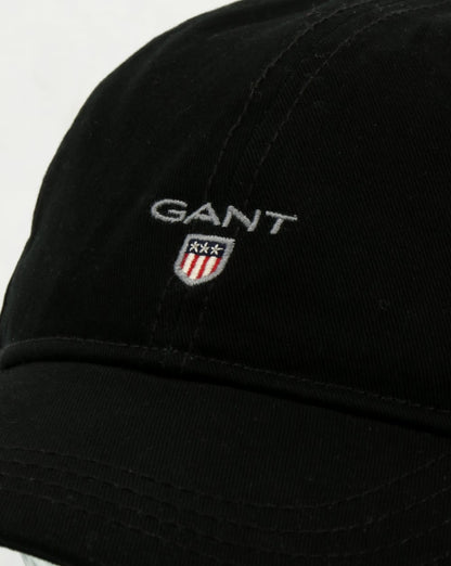 Gant Twill-Cap Schwarz