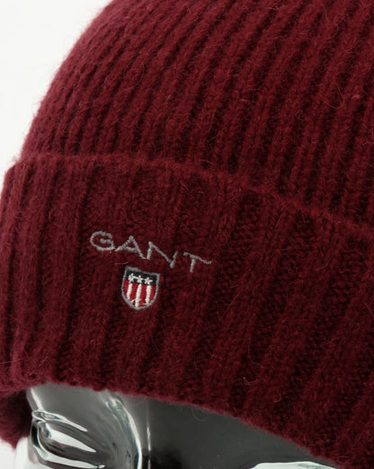 Gant Fleece Lined Beanie Lila Wein