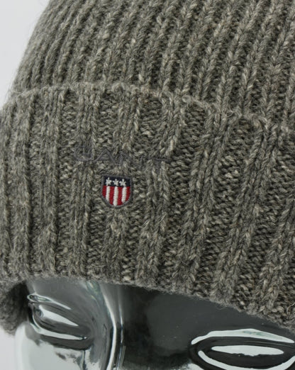 Gant Fleece Lined Beanie Dunkelgrau