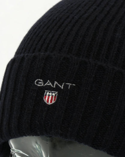 Gant Fleecegefütterte Beanie Navy