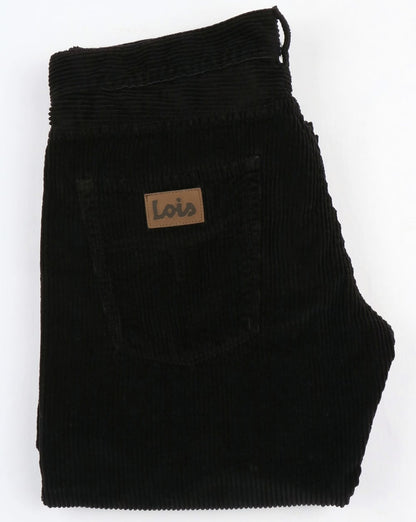 Lois Dallas Jumbo Cord Schwarz
