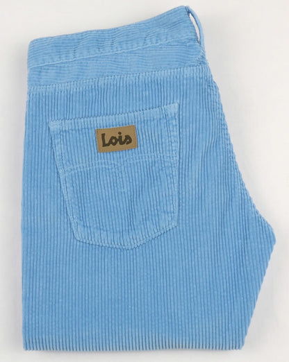 Lois Dallas Jumbo Cords Himmelblau Eisblau