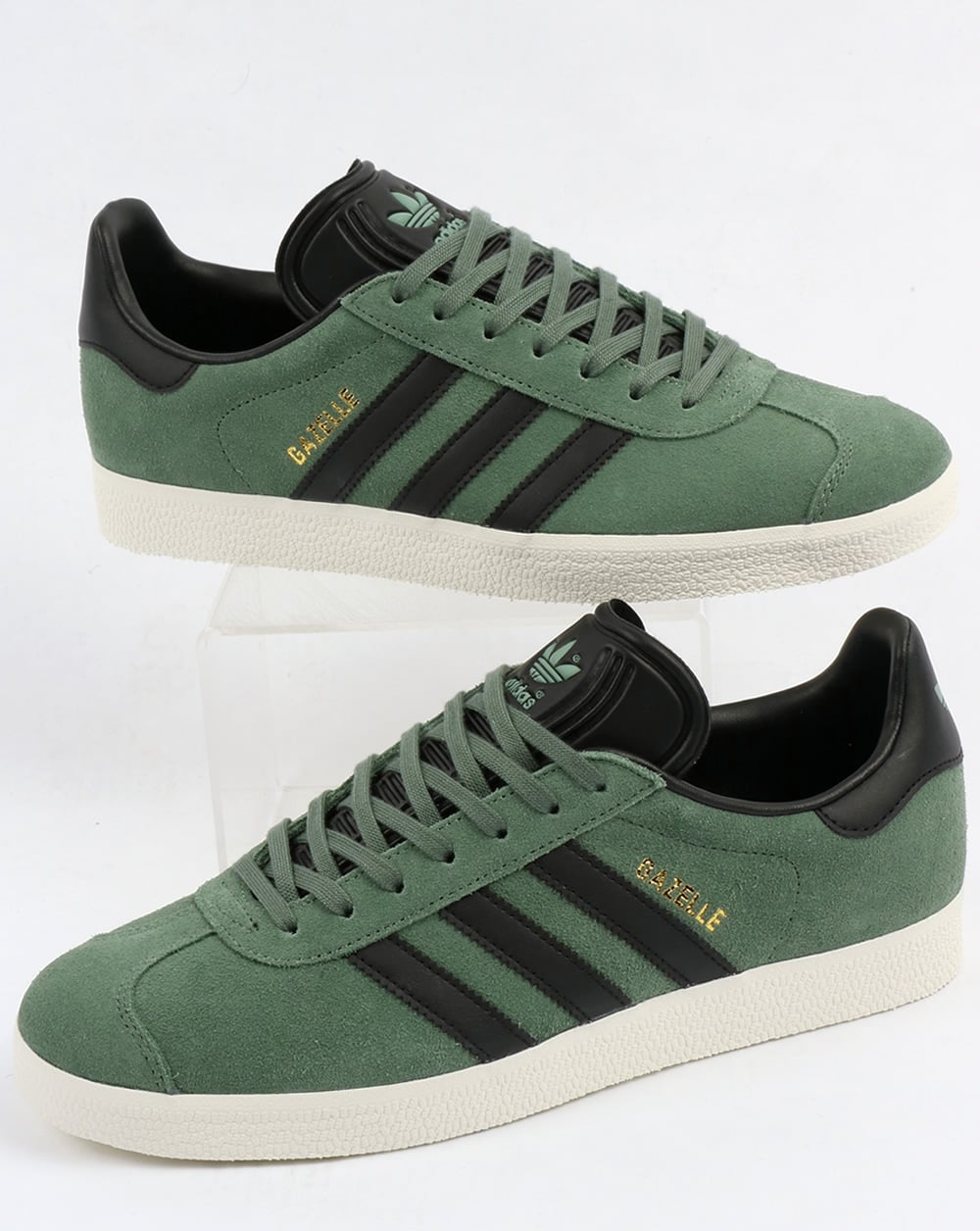 Adidas Gazelle Sneakers Trace Green/Schwarz