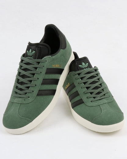 Adidas Gazelle Sneakers Trace Green/Schwarz