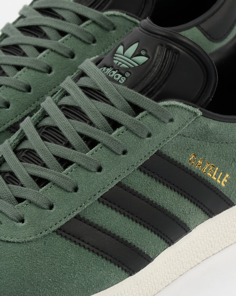 Adidas Gazelle Sneakers Trace Green/Schwarz
