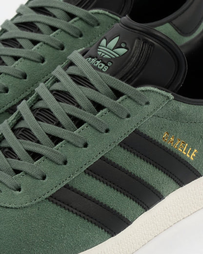 Adidas Gazelle Sneakers Trace Green/Schwarz