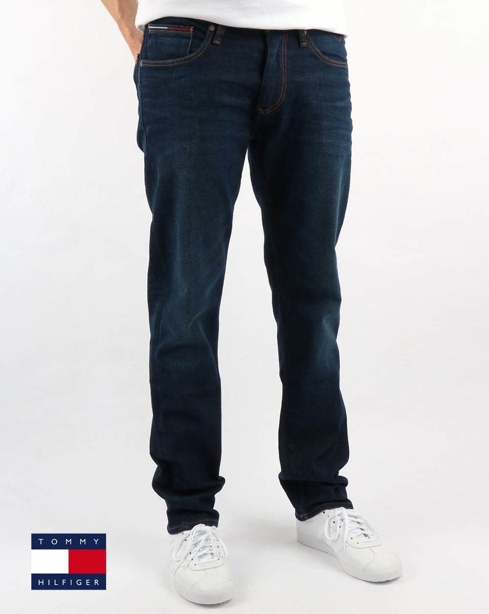 Tommy Jeans Ryan Straight Fit Jeans in dunklem Vintage-Look