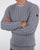Weekend Offender Woods Cable Knit Jumper Grey Marl