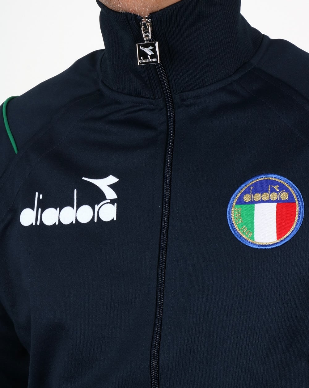 Diadora „80er-Trainingsjacke“ in Marineblau
