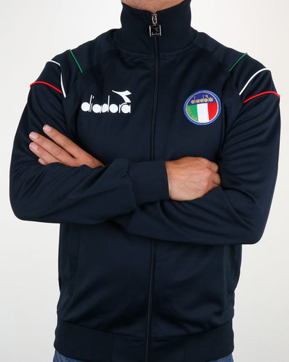 Diadora „80er-Trainingsjacke“ in Marineblau