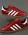 Adidas Gazelle Leather Trainers Oxblood Red/White/gum
